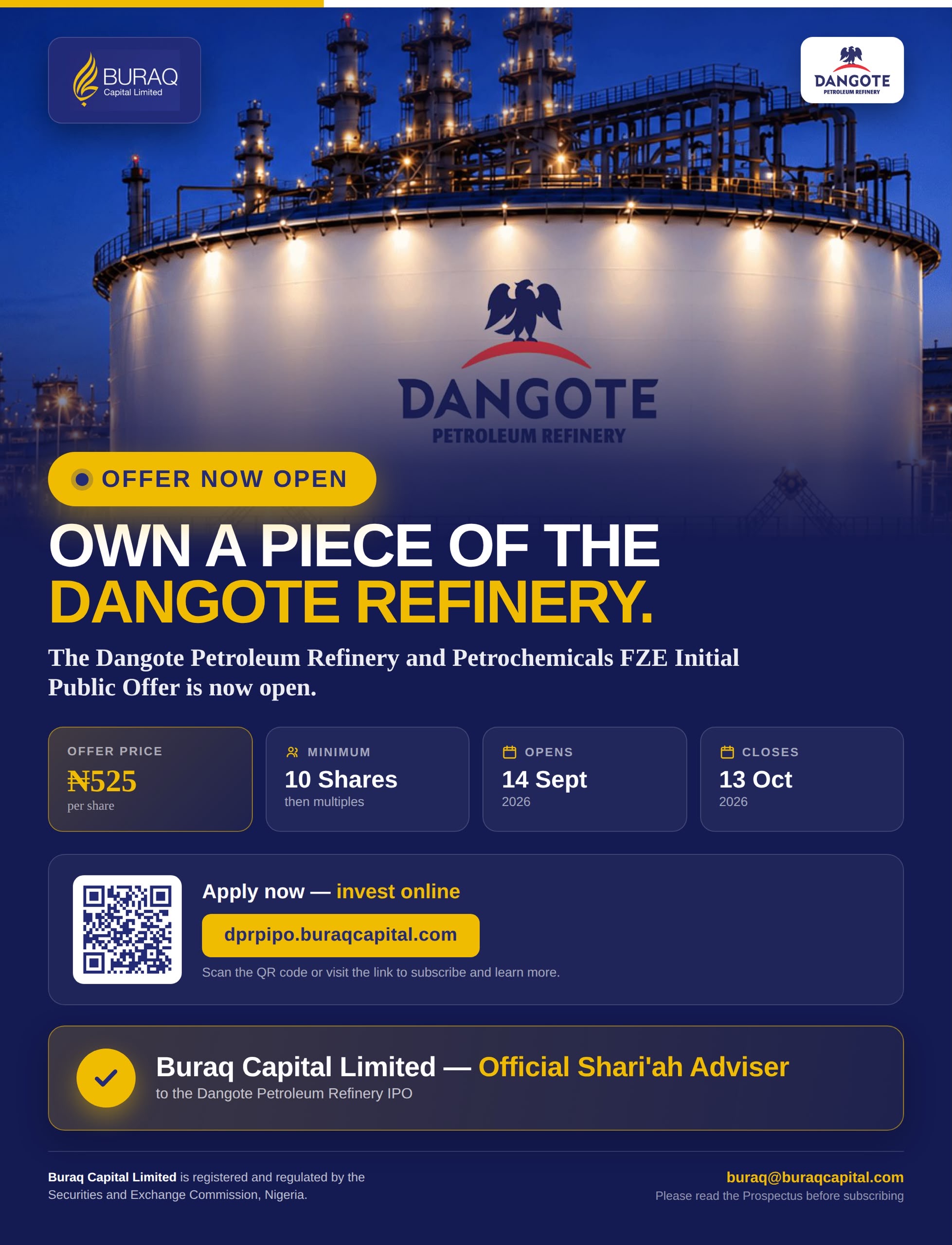 Dangote Petroleum Refinery IPO